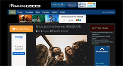 Desktop Screenshot of fearlessradio.com